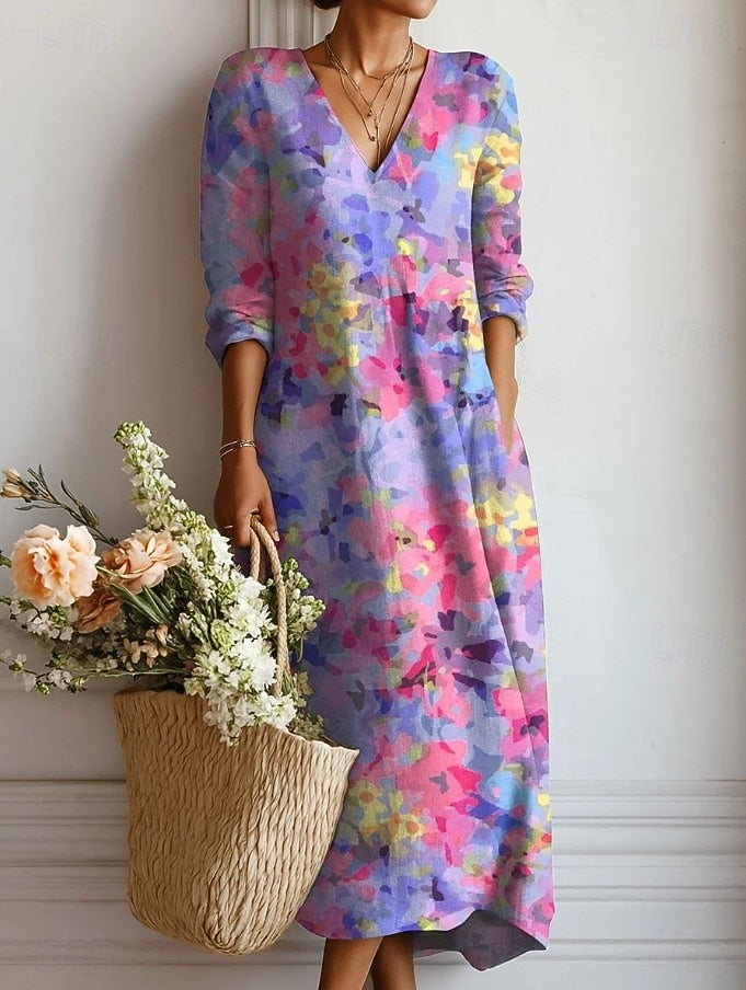 Monique | Vestido Cómodo que Acentúa la Cintura