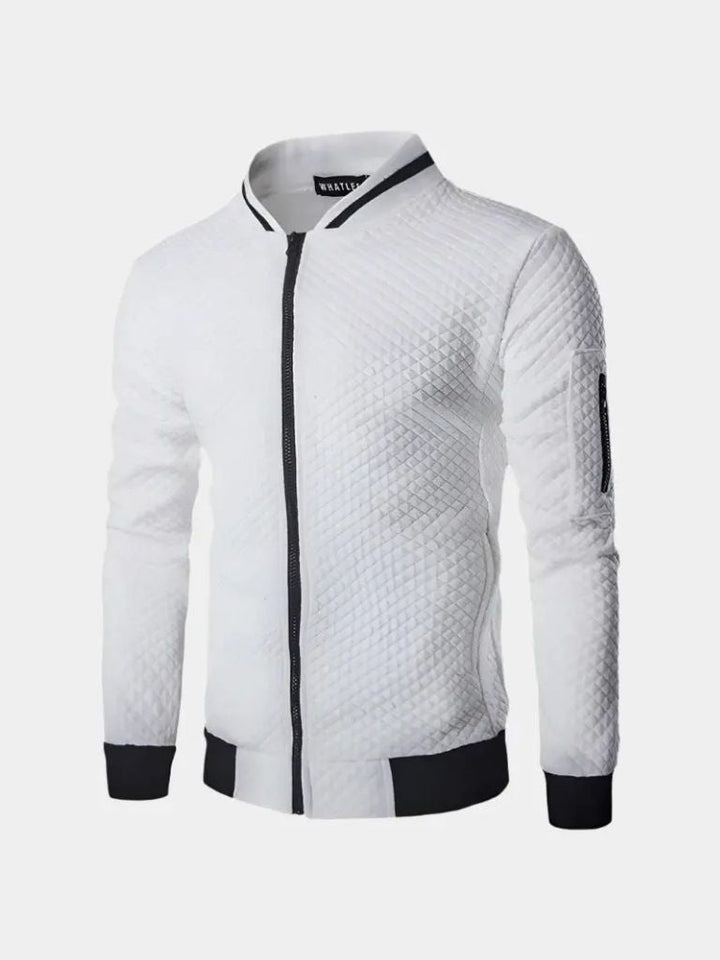 Chaqueta Bomber Texturizada Casual