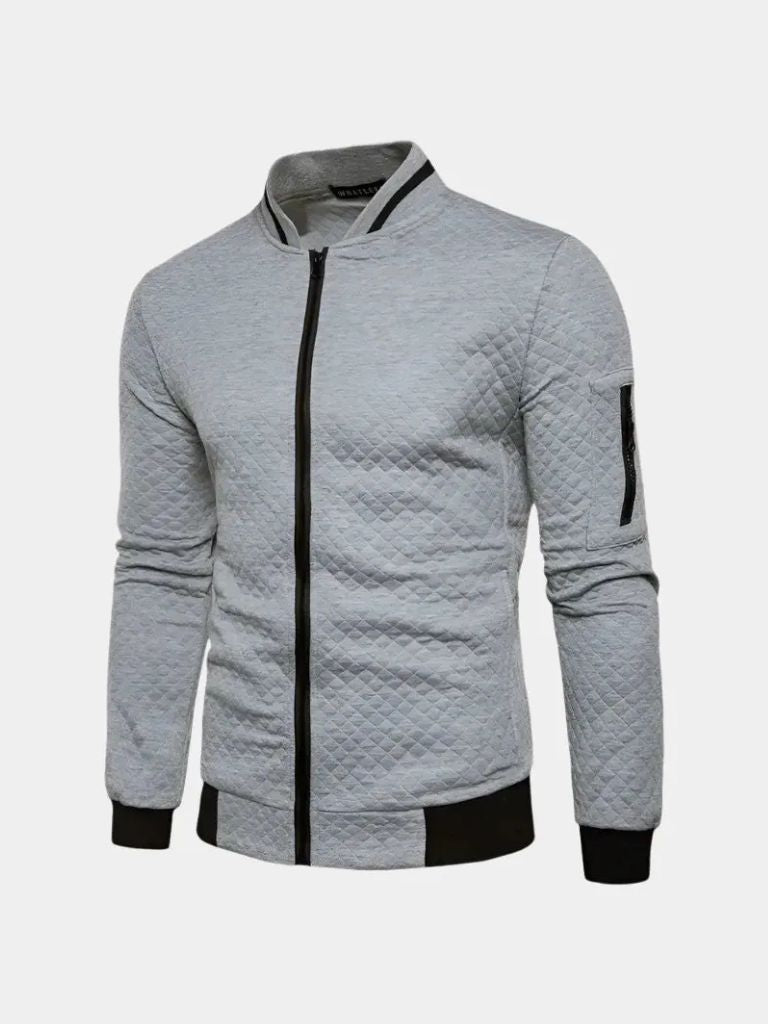 Chaqueta Bomber Texturizada Casual