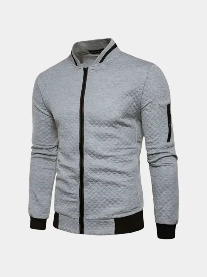 Chaqueta Bomber Texturizada Casual