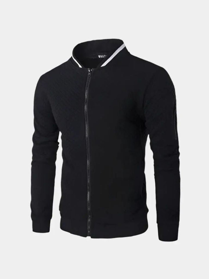 Chaqueta Bomber Texturizada Casual