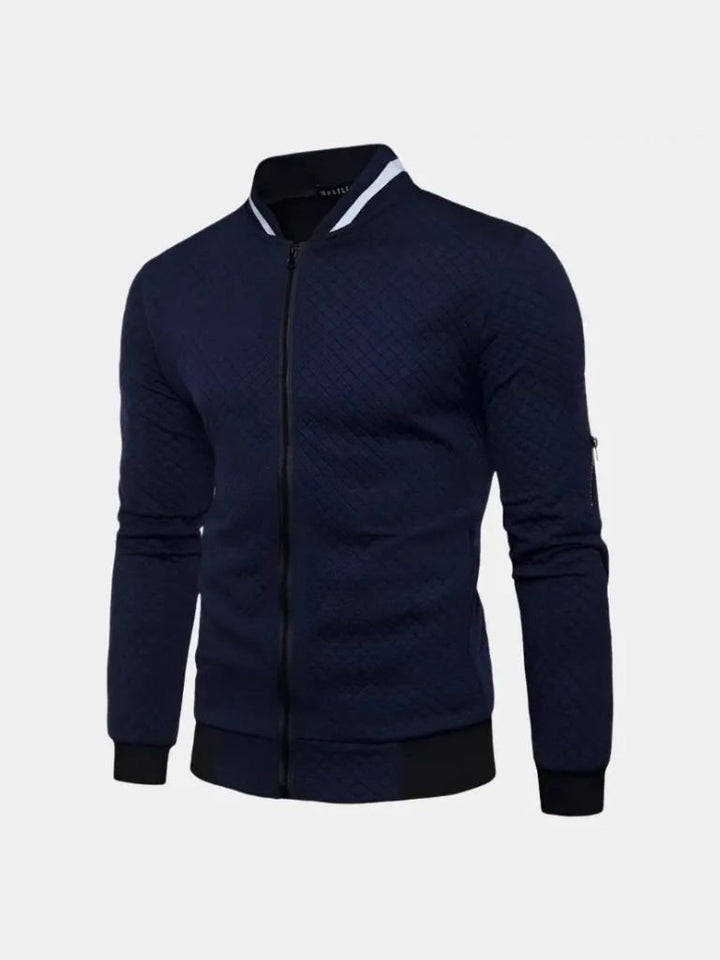 Chaqueta Bomber Texturizada Casual