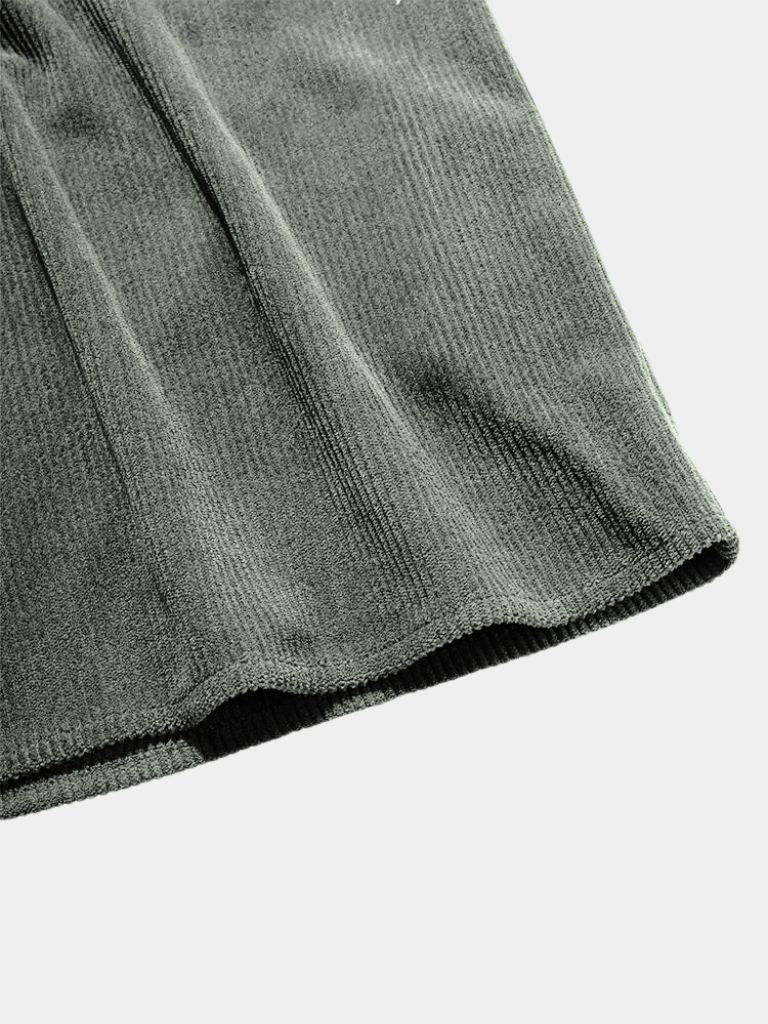 Camisa Texturizada de Manga Corta