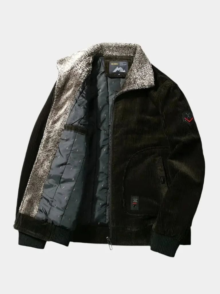 Chaqueta Térmica de Pana con Cortavientos