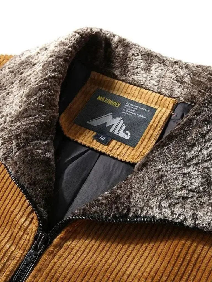Chaqueta Térmica de Pana con Cortavientos
