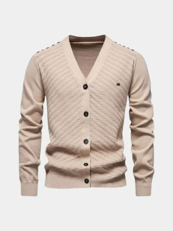 Cárdigan de Punto con Cuello en V