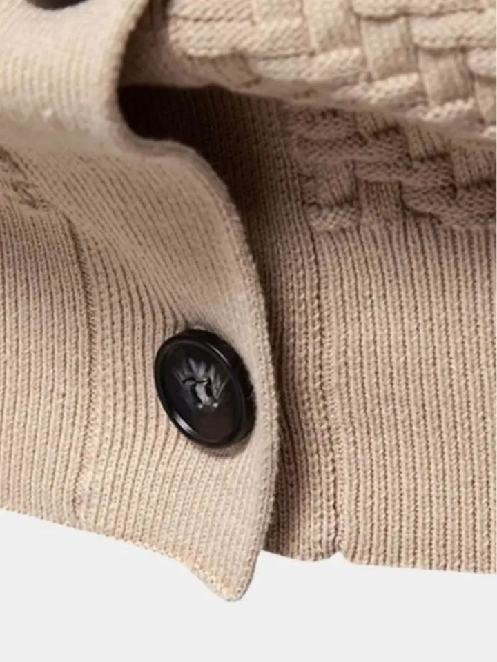 Cárdigan de Punto con Cuello en V