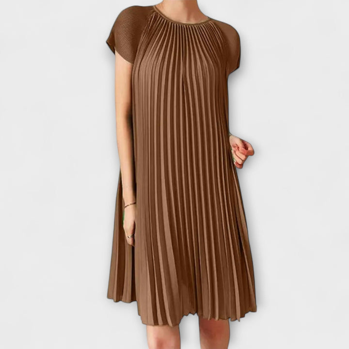 Vestido plisado elegante