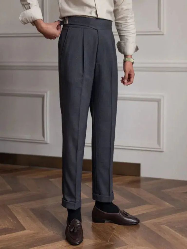 Pantalones Vintage de Estilo Británico