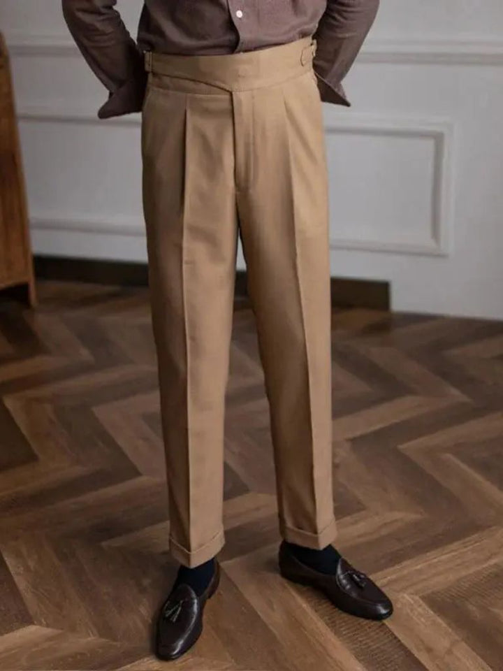 Pantalones Vintage de Estilo Británico