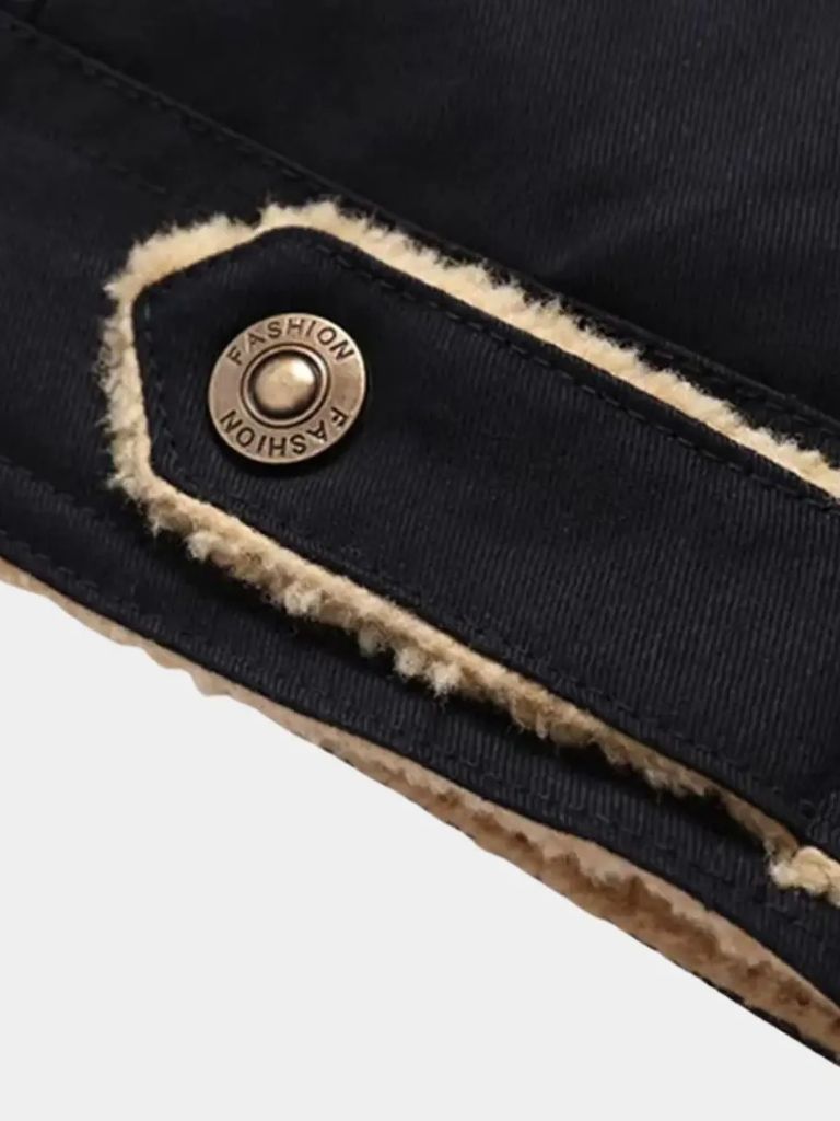 Chaqueta Bomber Vintage de Forro Polar