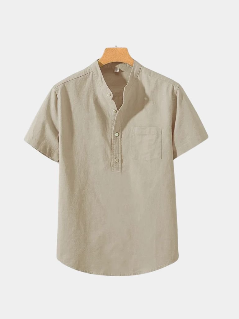 Camiseta de Lino Blanca Wellspring