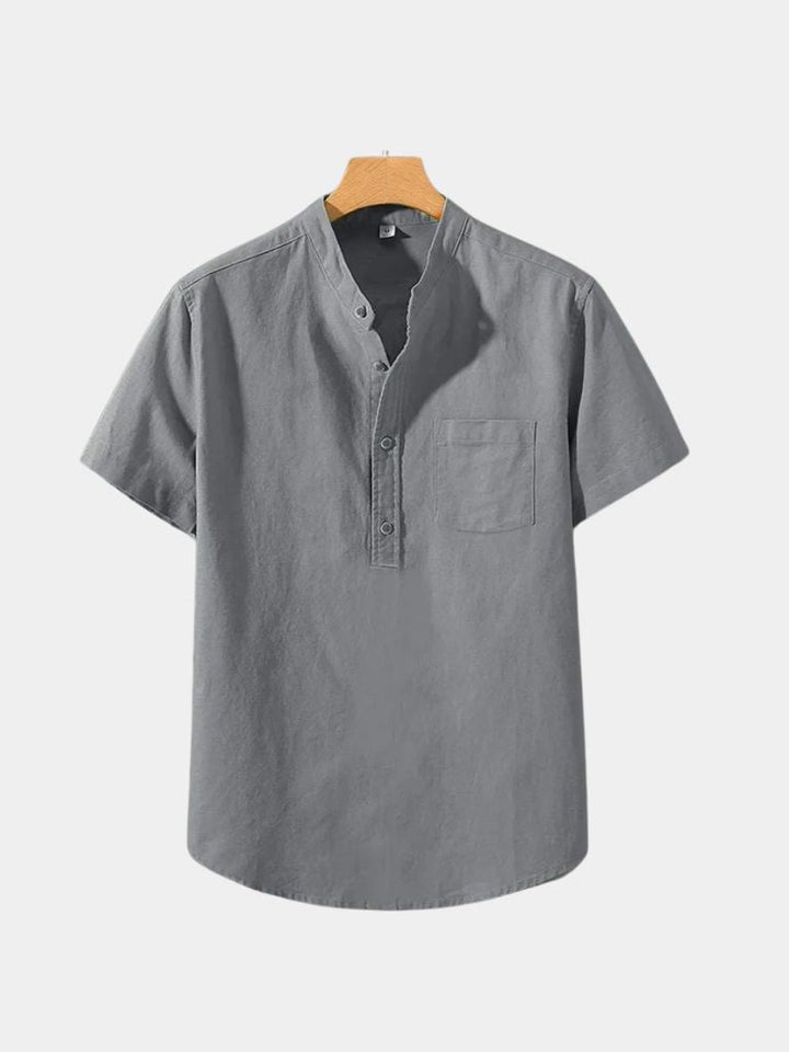 Camiseta de Lino Blanca Wellspring