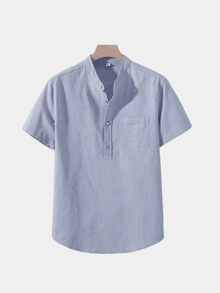 Camiseta de Lino Blanca Wellspring