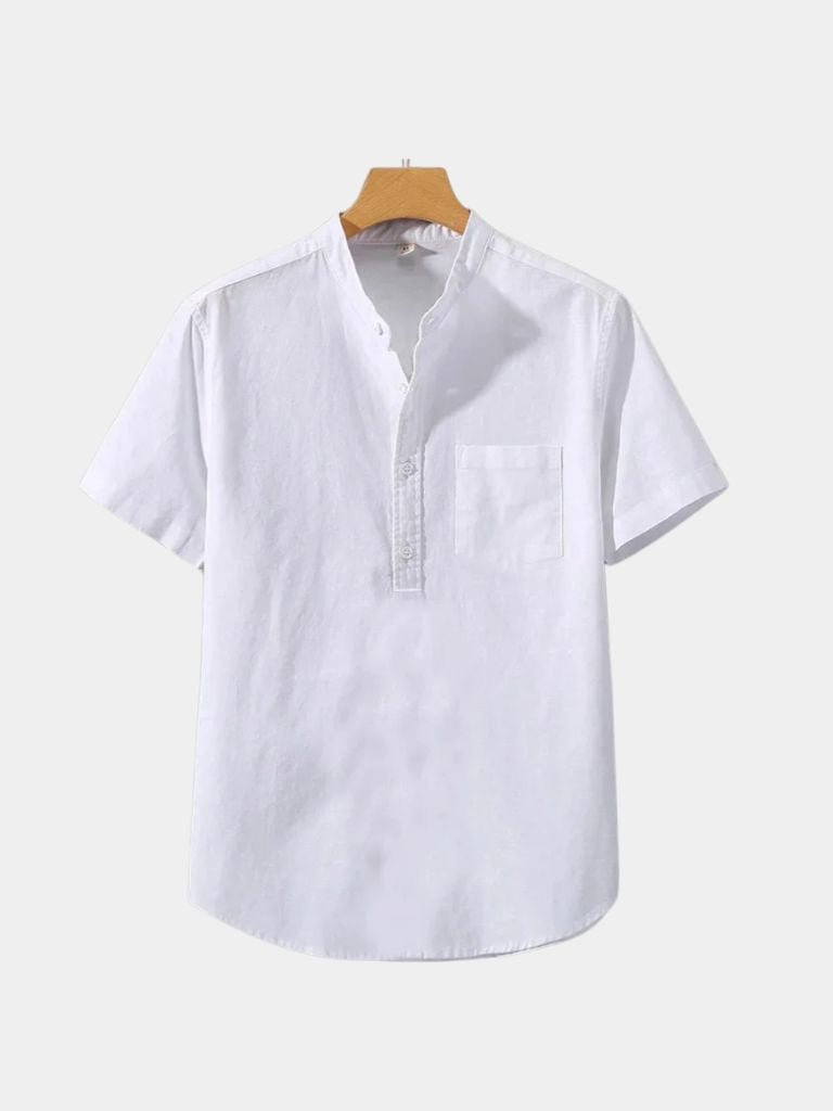 Camiseta Blanca de Lino Wellspring