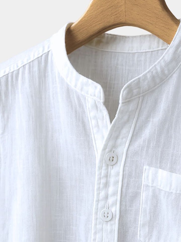 Camiseta Blanca de Lino Wellspring