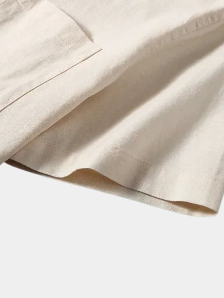 Camiseta Blanca de Lino Wellspring