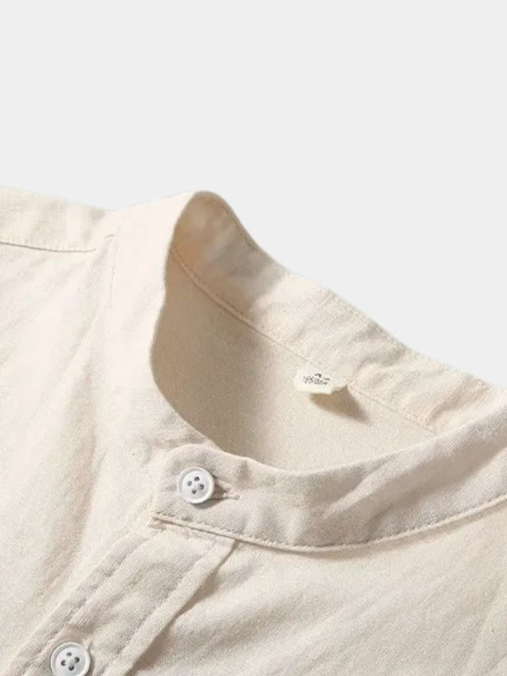 Camiseta Blanca de Lino Wellspring