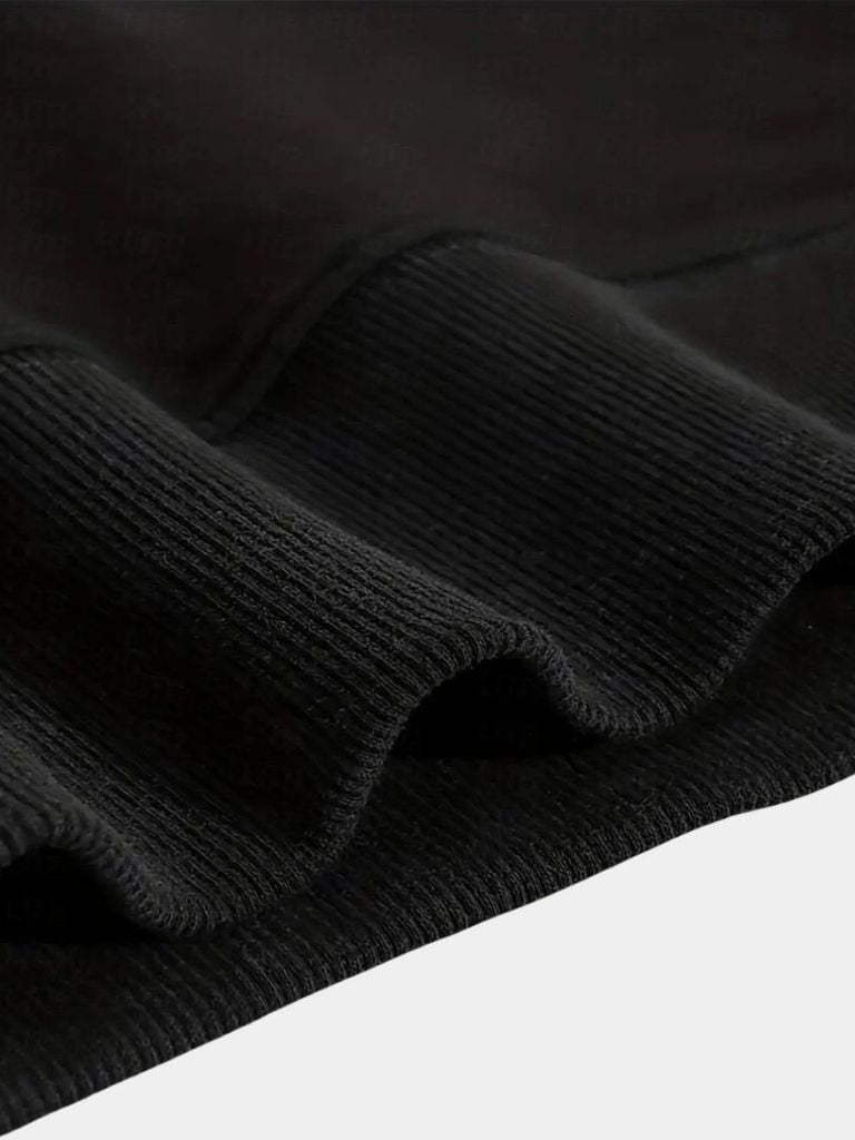 Sudadera Deportiva con Cremallera en Negro
