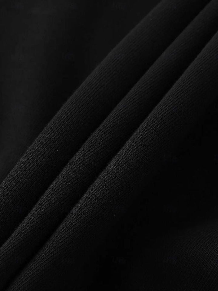 Sudadera Deportiva con Cremallera en Negro